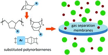 Substituted polynorbornene membranes: a modular  .
